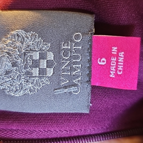 Vince Camuto Sequins Dress Floral Patterned. Size 6. Reat Zipper.‎ New - Picture 7 of 8